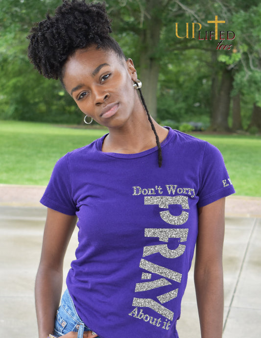 Purple Silver Glitter STYLE #37